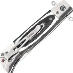 Elite Edge 440C Folder Black&White Micarta