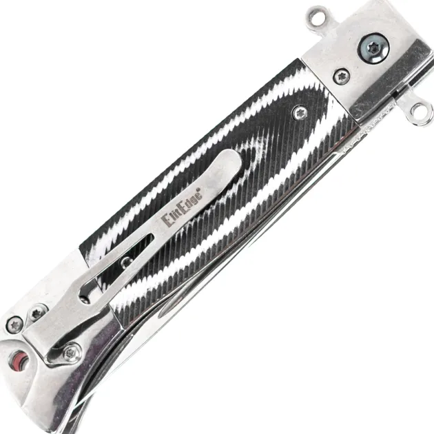 Elite Edge 440C Folder Black&White Micarta