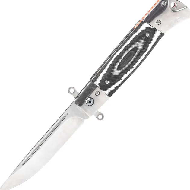 Elite Edge 440C Folder Black&White Micarta