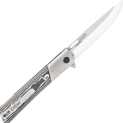 Elite Edge D2 Folder Black&White Micarta