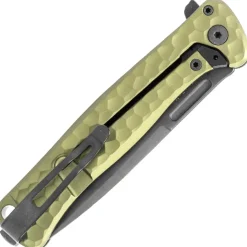 EM01A GB - Lion Steel Emmet Green Aluminium Hammertone Old Black