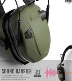 EM-APOLLO-OG - Savior Casque Antibruit Electroniques OD Green
