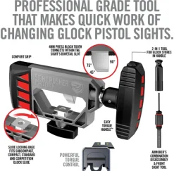 EN10049 - Presse REAL AVID pour organes de visée GLOCK