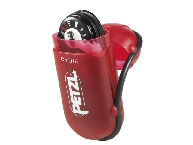 E02P4 - MINI-LAMPE FRONTALE PETZL "E+LITE" ULTRA COMPACTE