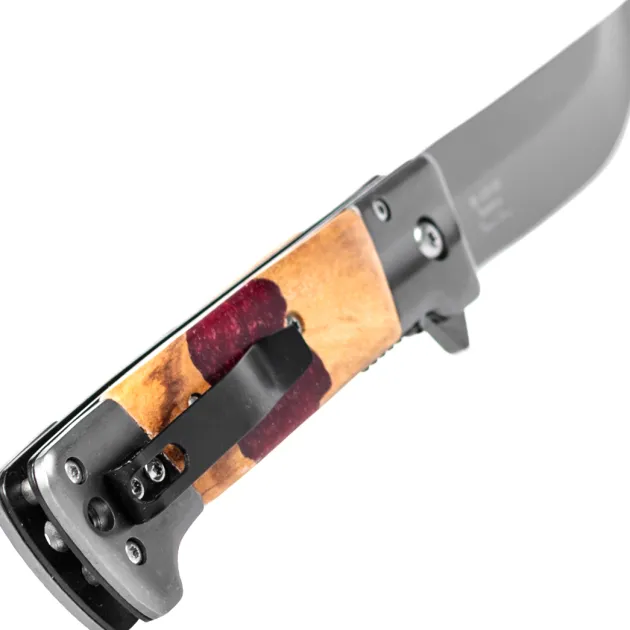 ERA2019RD - ELK Ridge Red Resin Wood Folder