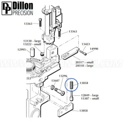 ET-513858 - Eemann Tech Primer Punch Spring 13858 for Dillon 1050