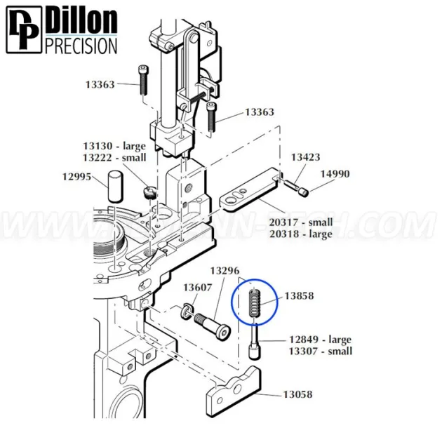 ET-501050 - Eemann Tech Springs Kit for Dillon RL1050
