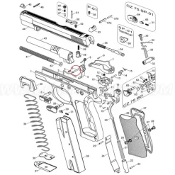 ET-130054 - Eemann Tech Trigger Pin for CZ