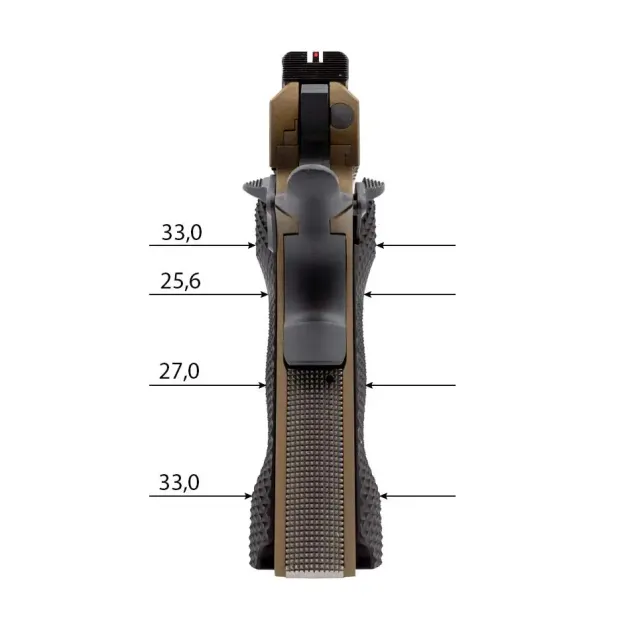 ET-111536 - Eemann Tech Ultimate Aluminium Long Grips pour 1911