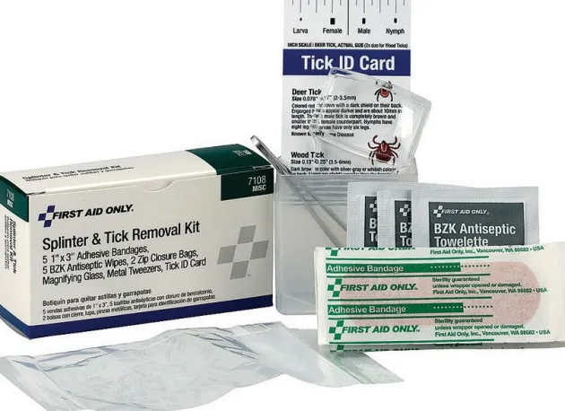 FAO7108 - First Aid Only Kit Anti Echardes et Tiques
