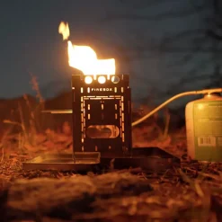 FBGASBUR - Firebox bruleur à gaz avec diffuseur pour réchauds à bois