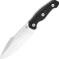F712-BK-2 - Kunwu Stiffy G Black Micarta Satin ASSAB 88