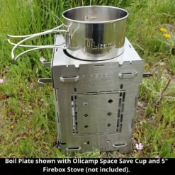 FB5SSBOILP - Firebox plaque à bouillir acier inox pour G2 5
