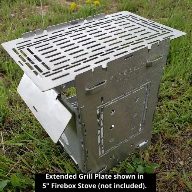 FB5SSEGRIL - Firebox plaque grill acier inox pour G2 5" grande
