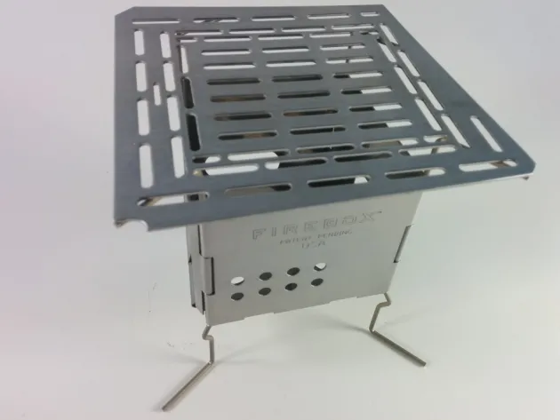FB5TIADFI - Firebox Grille à feu ajustable titane pour G2 5 "