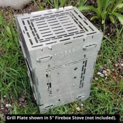 FB5TIGRILL - Firebox plaque grill titane pour G2 5"