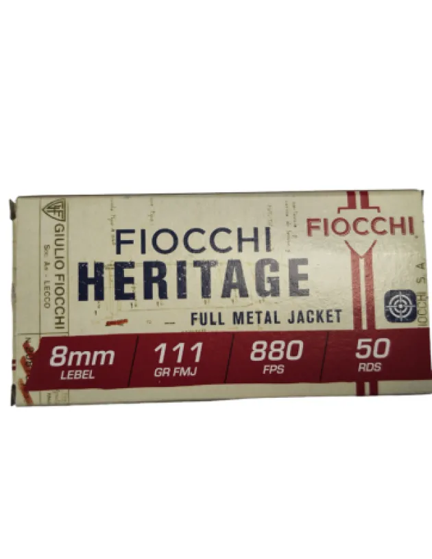 FI708020 - Fiocchi 8mm 92 Lebel FMJ 111gr x50