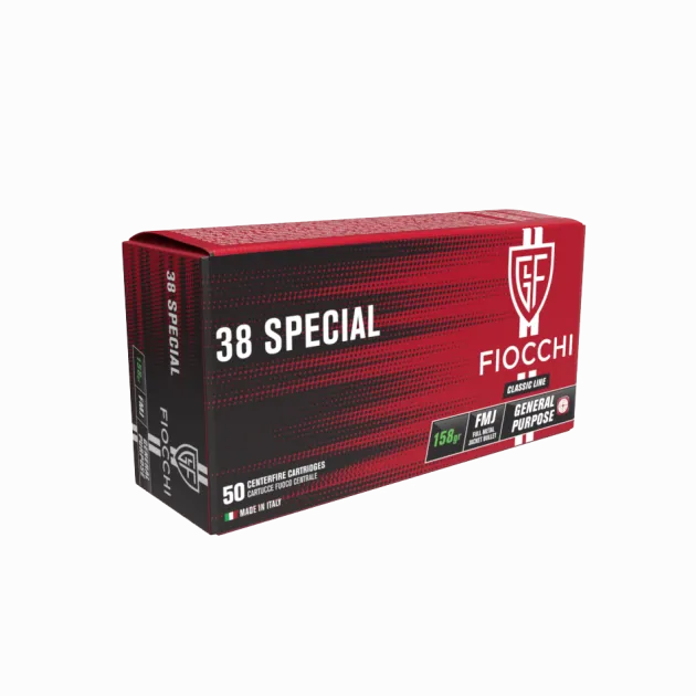 FI700390 - FIOCCHI 38 SPECIAL 158gr FMJ X 50
