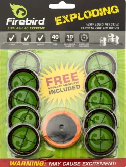 FIR4003 - Firebird Cibles détonantes et réactives Airflash 40 mm Extreme