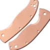 FLY0287 - Flytanium plaquette cuivre pour Spyderco Tenacious C122