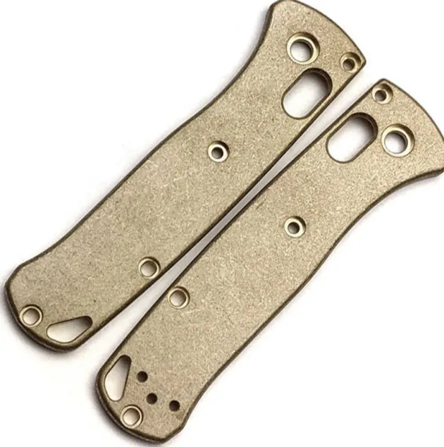 FLY677 - Flytanium plaquettes Benchmade Mini-Bugout laiton
