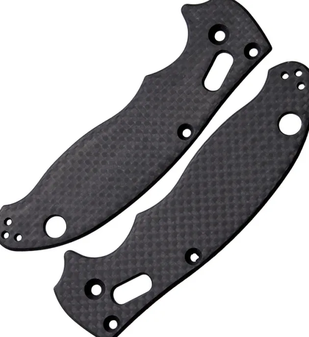 FLY356 - Flytanium plaquettes carbone pour Spyderco Manix 2