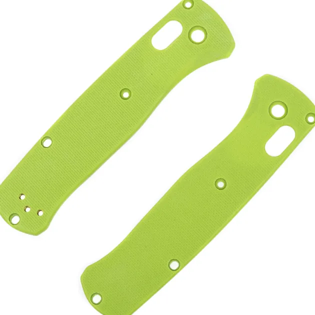 FLY305 - Flytanium plaquettes G10 Lime Benchmade Bugout