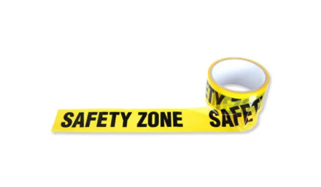 12524 - FOSCO Zone tape Safety Zone 30m