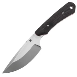 G006A2 - Kansept Flank Fixed Blade Black & Red G10