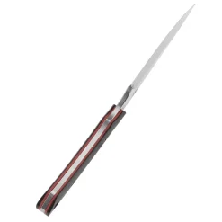 G006A2 - Kansept Flank Fixed Blade Black & Red G10