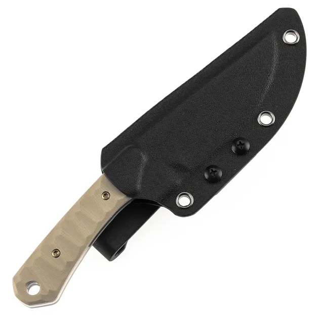 G006A5 - Kansept Flank Fixed Blade Light Sand G10