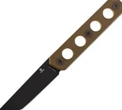 G2020A3 - Tenable Knives Foosa TiCn D2 Amber PEI