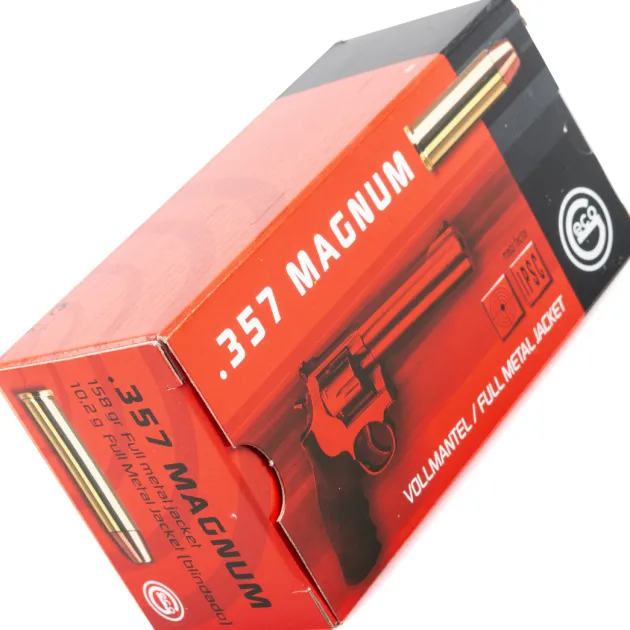 2317720 - GECO .357 Magnum Blindée à tête plate 10,2 g / 158gr