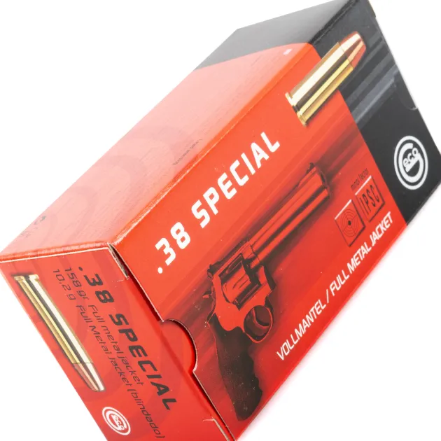 2317716 - GECO .38 Special Blindée à tête plate 10,2 g / 158gr