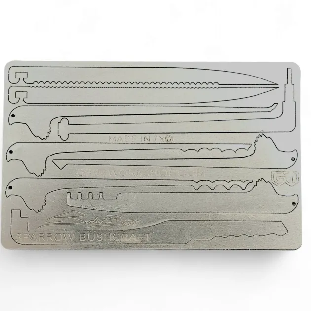 GRIBLLCRD - GRIM WORKSHOP Bill Roque "Sparrow Bushcraft" Signature Card