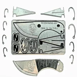 GRICARD005 - Grim Workshop carte de survie Bushcraft