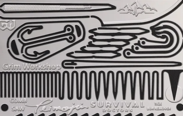 GRICRD019 - Grim Workshop carte de survie Teimojin Tan