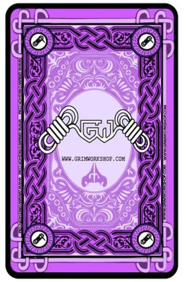 GRIKNTDEC - GRIM WORKSHOP Knot Tying Playing Cards Cartes à Jouer Noeuds