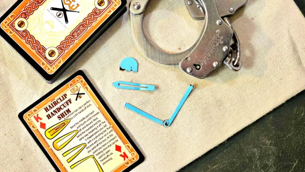 GRILCKDEC - GRIM WORKSHOP Lock Picking Playing Cards Cartes à Jouer Crochetage