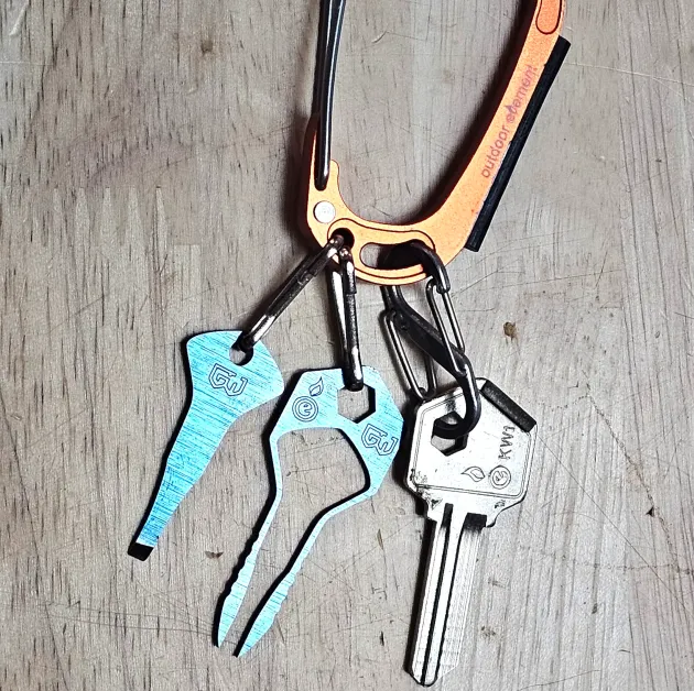 GRITWZKEY - GRIM WORKSHOP Tweeze Tool Key Clé Pince à Epiler