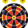 GS-DART-8PK - Proshot Splatter Shot® GAME SERIES 12" x 18" DARTBOARD Heavy Tag Paper Target - 8 Pack