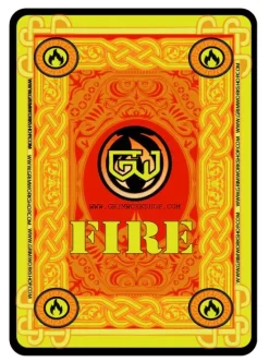 GWFIREDEC - GRIM WORKSHOP Fire Starting Playing Cards Cartes à Jouer FEU