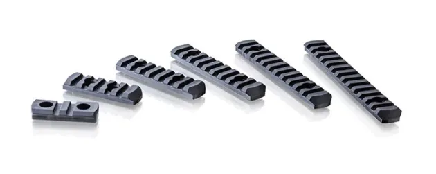 HAA530 - Set de 6 rails picatinny en polymère compatible M-LOK - NOIR