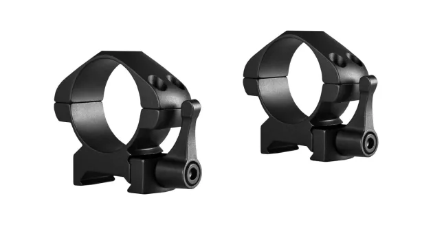 23016 - HAWKE Montages à Colliers Precision Steel 30mm Medium