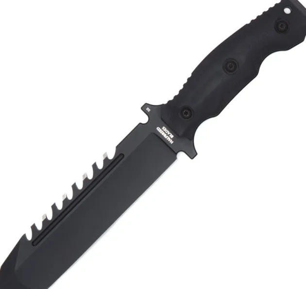 HBBLSK02 - HALFBREED BLADES Large Survival Knife Tanto NOIR