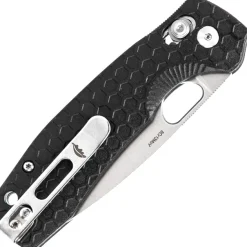 HB6011 - Honey Badger Cross-Bolt Small drop point Black FRN