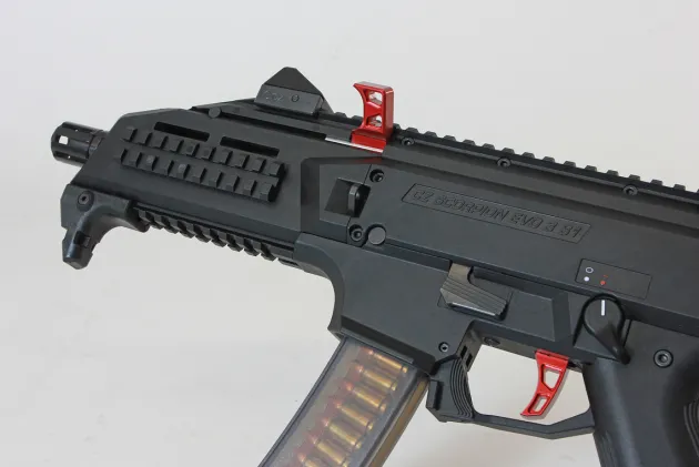 HBI10059-1 - HBindustries CZ Scorpion EVO3 DELTA Extended Charging Handle BLACK