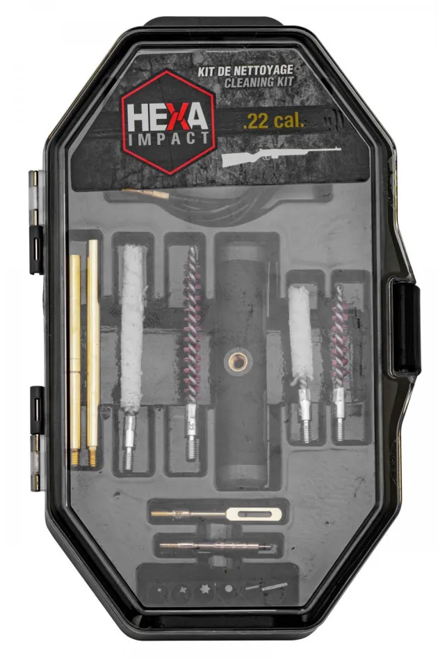 HEX112 - HEXA IMPACT cal.22 Kit de nettoyage pour armes