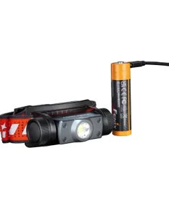 HM62T M - FENIX Frontale légère en magnésium de Trail - 1200lm Rechargeable 18650 3400mAh
