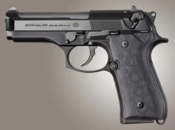 HOG92167-BLKGRY - Hogue Beretta 92FS G10 G Mascus Black/Gray